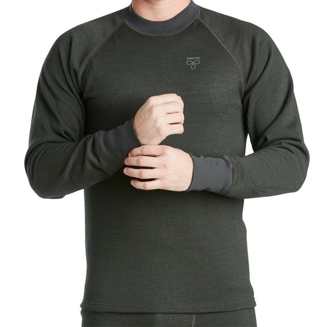 Termozeta Funktionsshirt TERMO - Wool Original 2.0 Jumper- Merino Herren Longshirt - grau