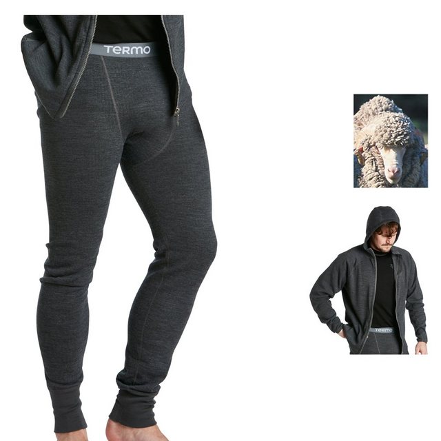 Termozeta Trainingstights TERMO - Wool Original 2.0 - Long Johns dicke Merino Herren Hose