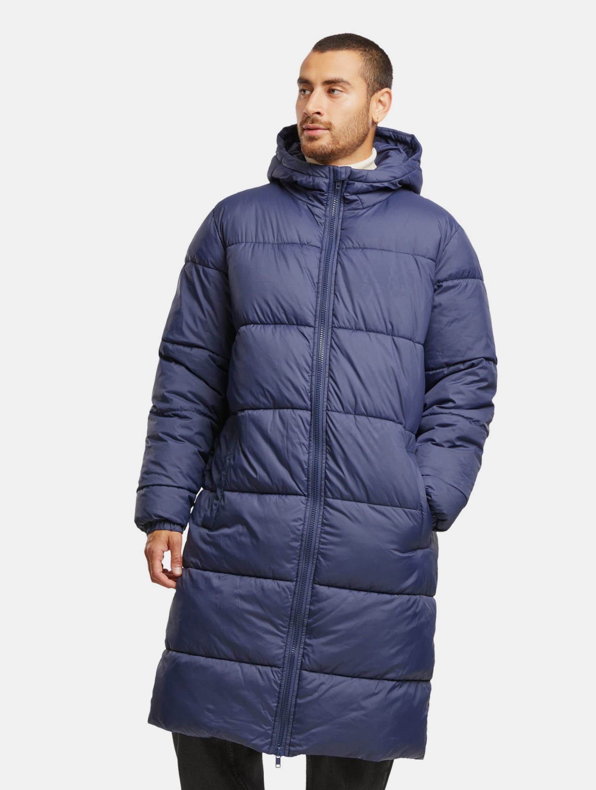Urban Classics Mens Long Puffer Mantel