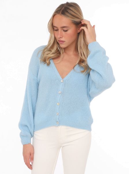 Zwillingsherz Strickjacke ""Uni""