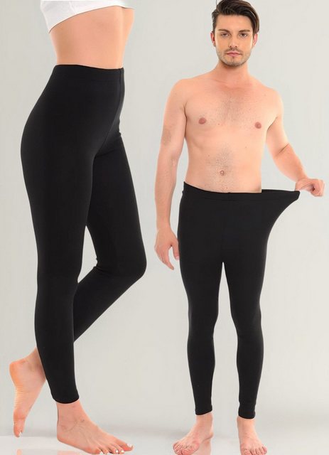 isil Thermohose Thermo Leggings Winter Gefütterte Thermohose Herren & Damen elastischer Bund - wärmeisolierend