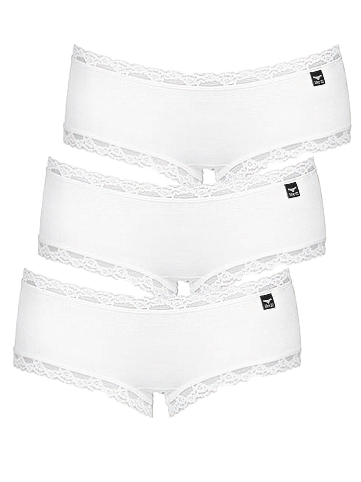 like it Panty "3er Pack Damen Panty Olivia", (Spar-Pack, 3 Stück St.)