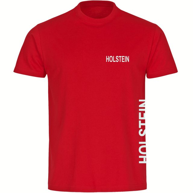 multifanshop T-Shirt Herren Holstein - Brust & Seite - Männer