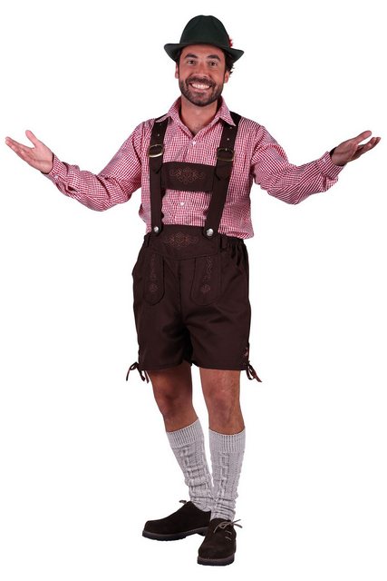 thetru Trachten-Kostüm Lederhose Tracht Oktoberfest Wiesn Outfit Traditionell Bayernkostüm
