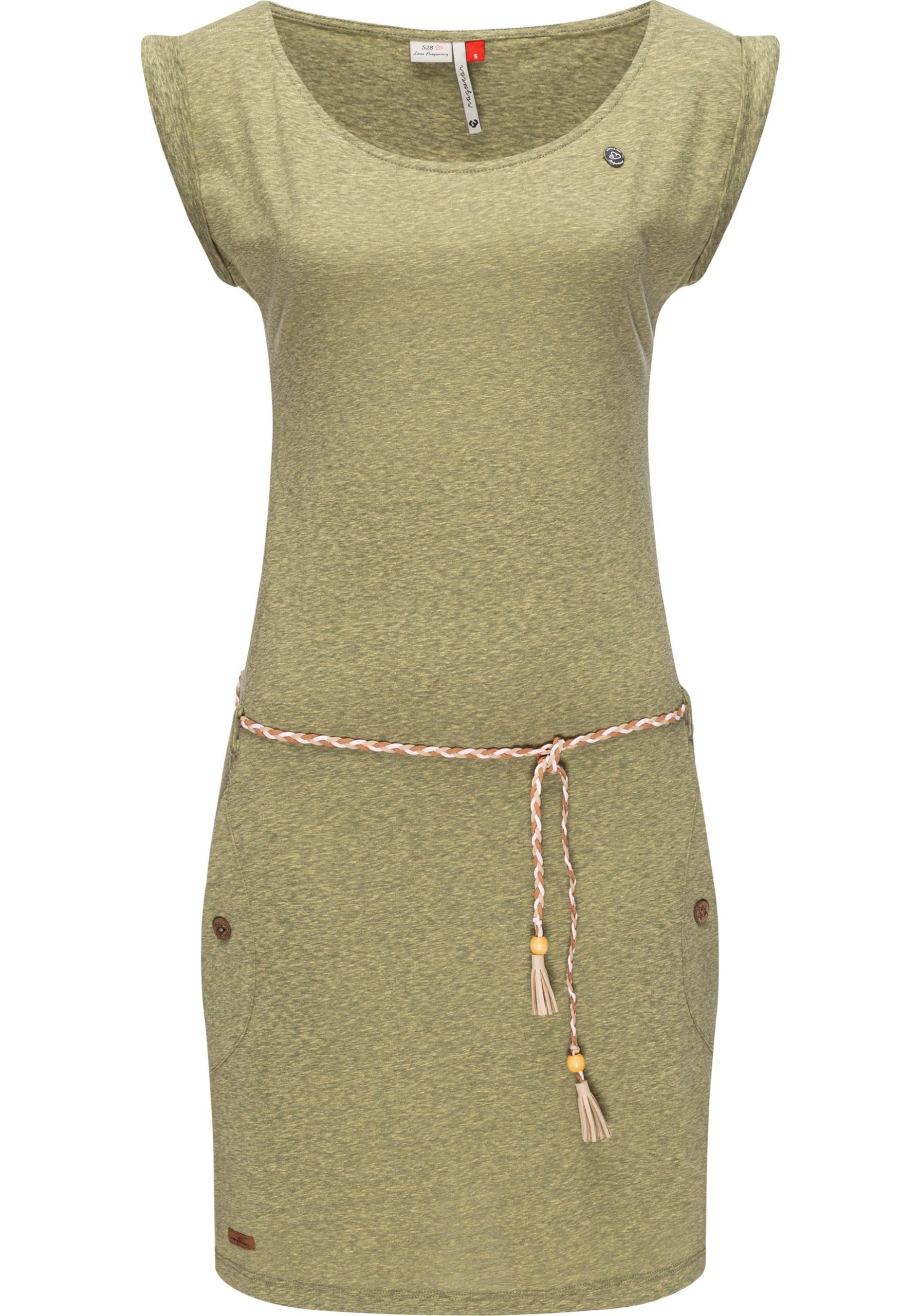 Ragwear Shirtkleid "Tag", leichtes Jersey-Kleid in melierter Optik