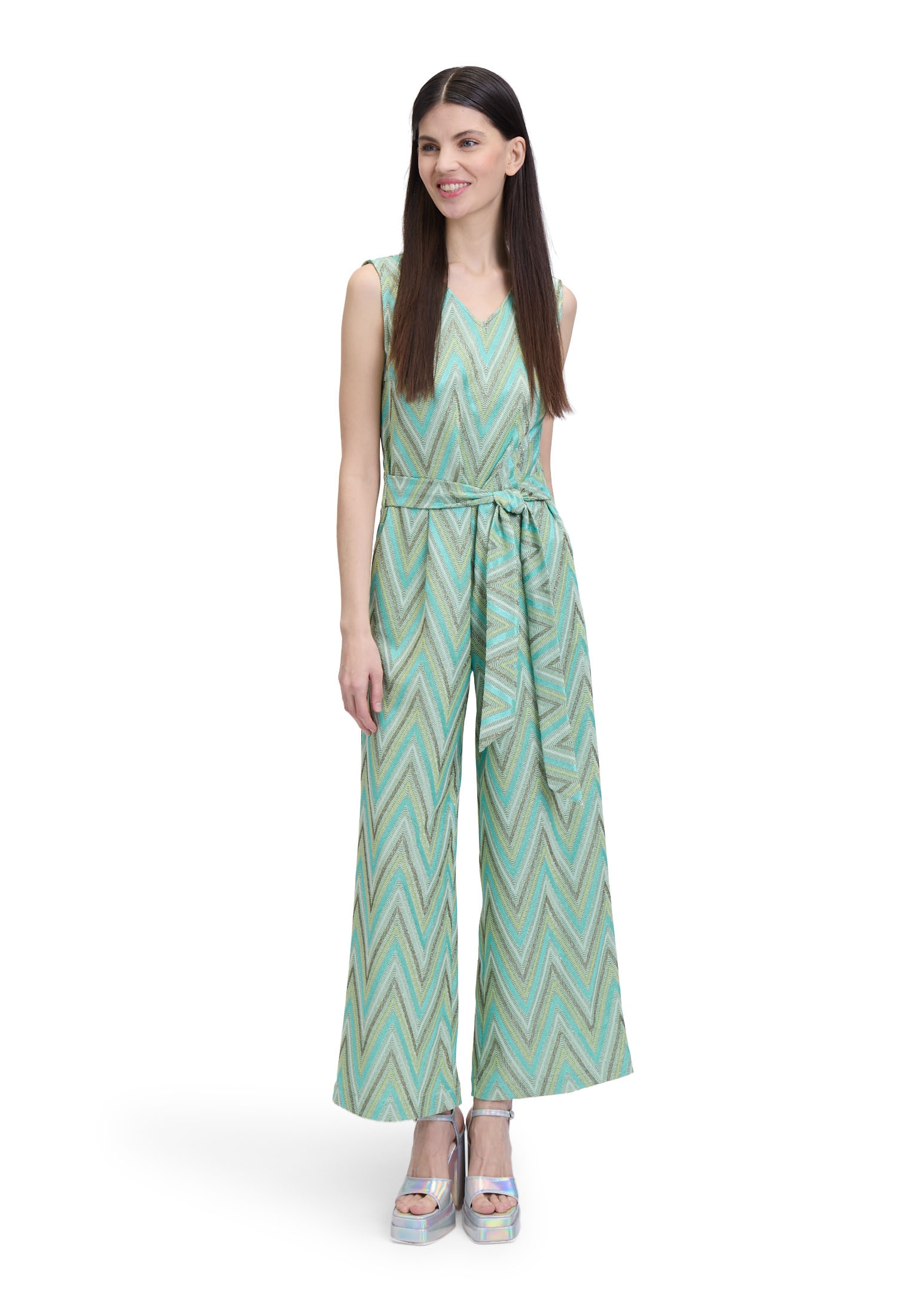 Cartoon Overall "Cartoon Jumpsuit mit Bindegürtel", (1 tlg.), Design
