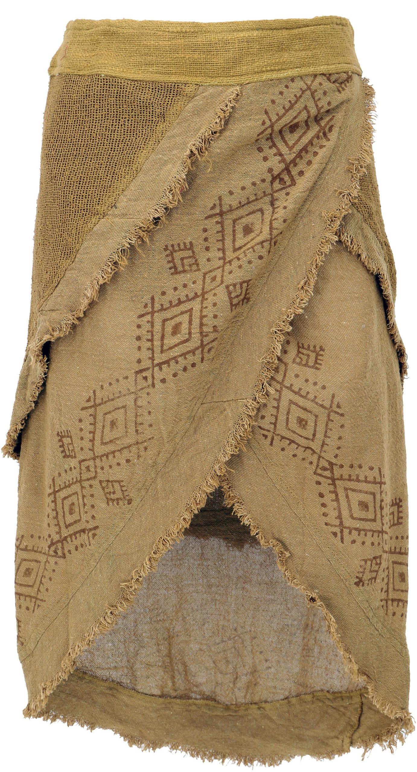 Guru-Shop Minirock Goa Wickelrock, Tribal Lagenlook