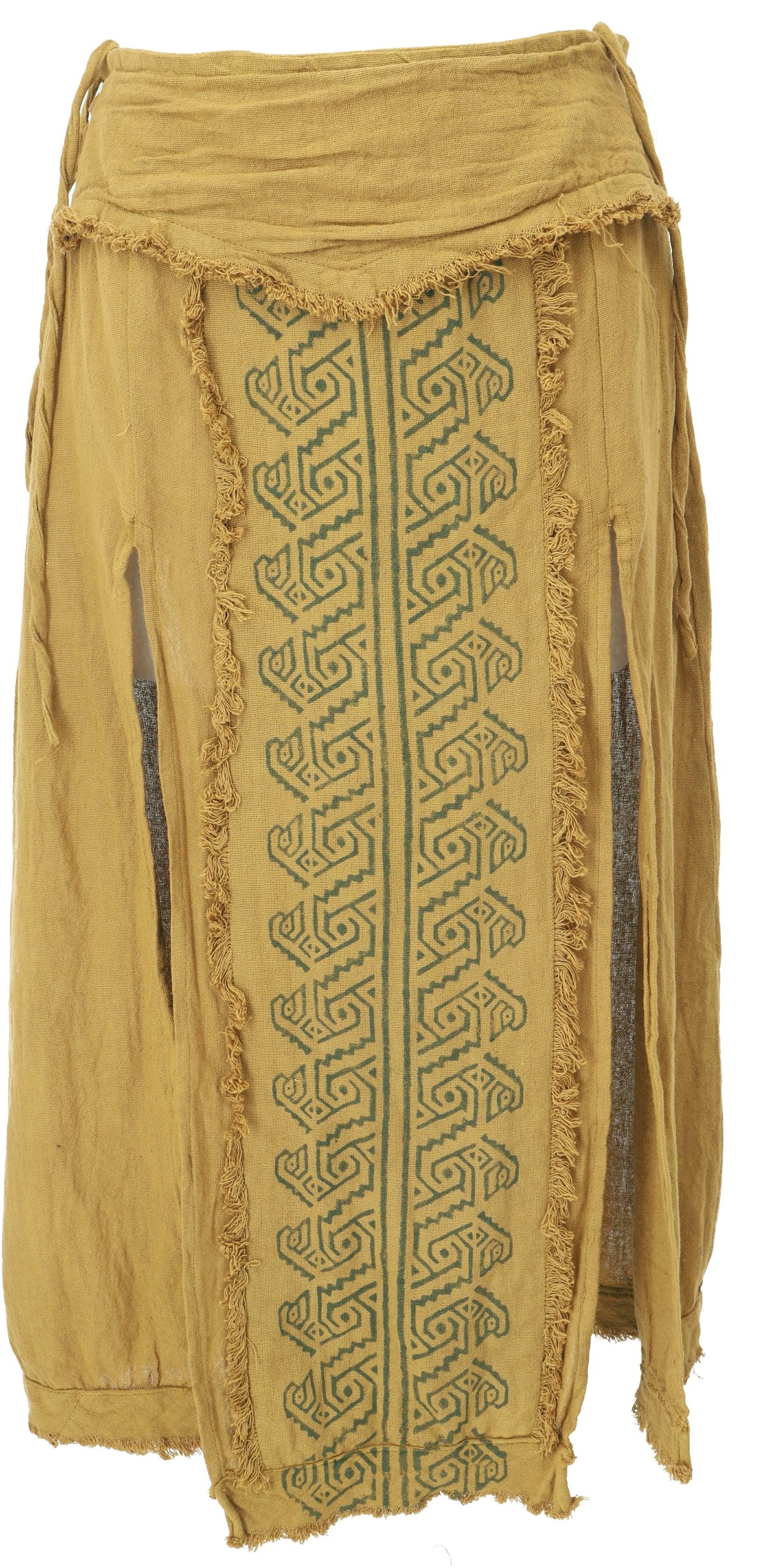 Guru-Shop Minirock Langer Boho Panel Skirt,