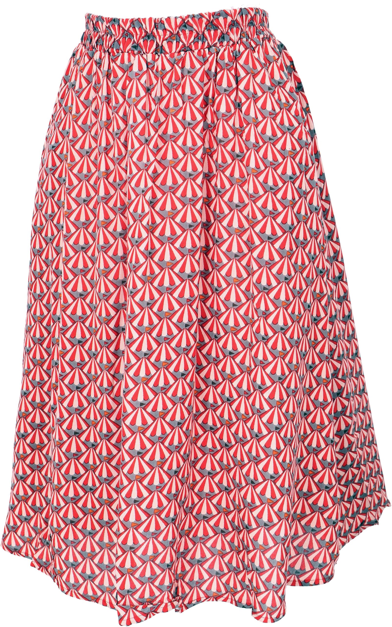Guru-Shop Minirock Luftiger knielanger Rock, Boho