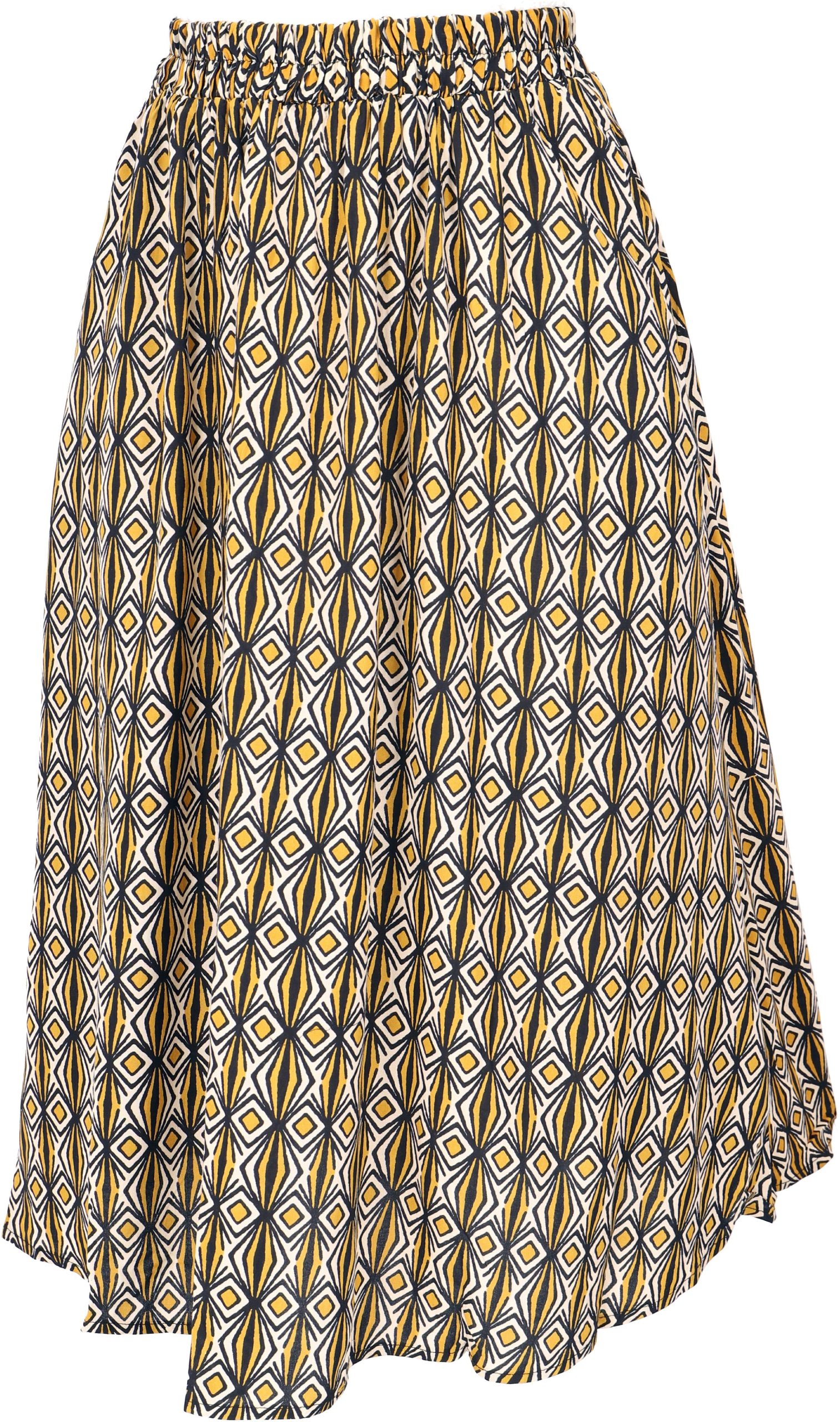 Guru-Shop Minirock Luftiger knielanger Rock, Boho