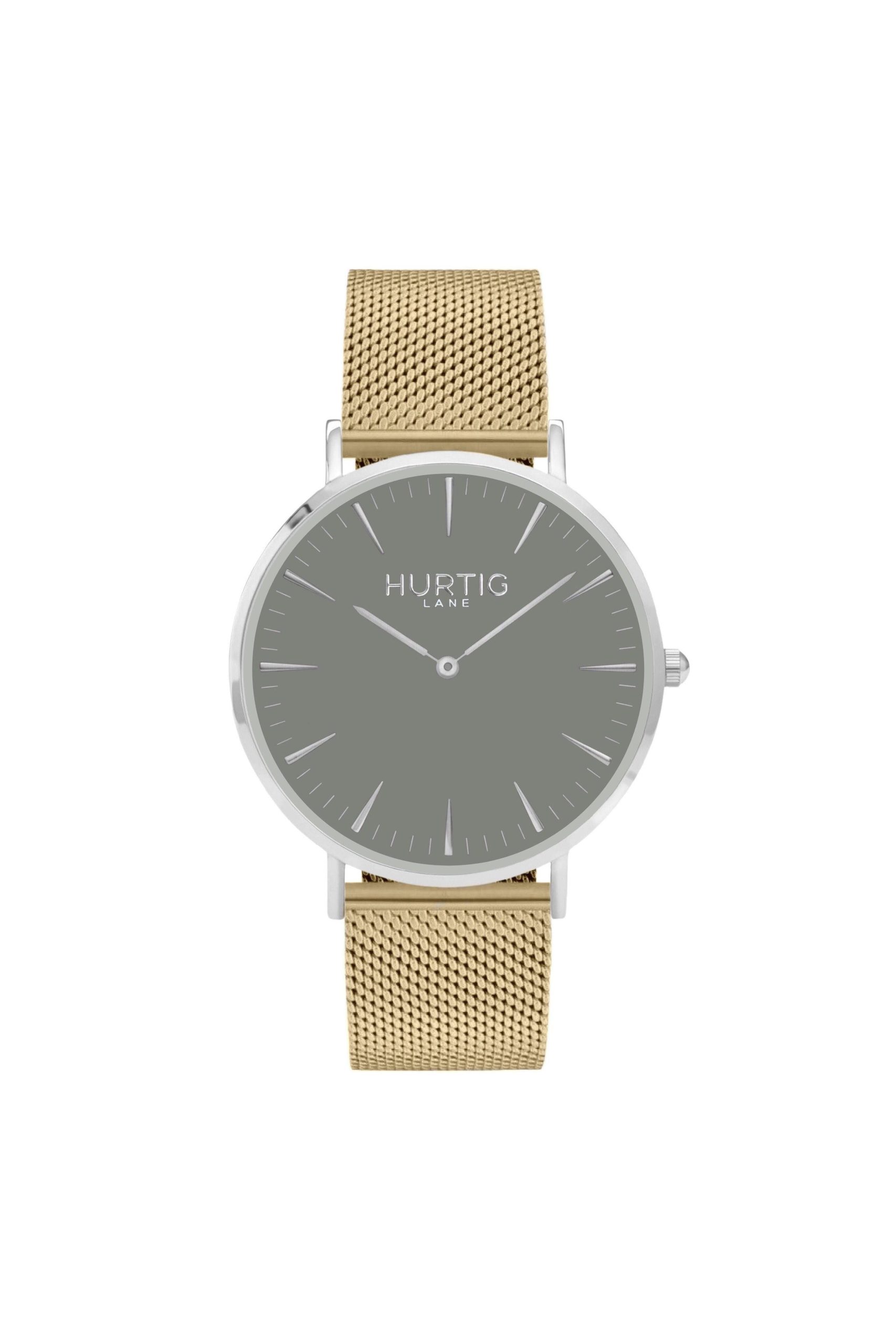 Hurtig Lane Damen vegan Uhr Lorelai Silber/Grau/Gold