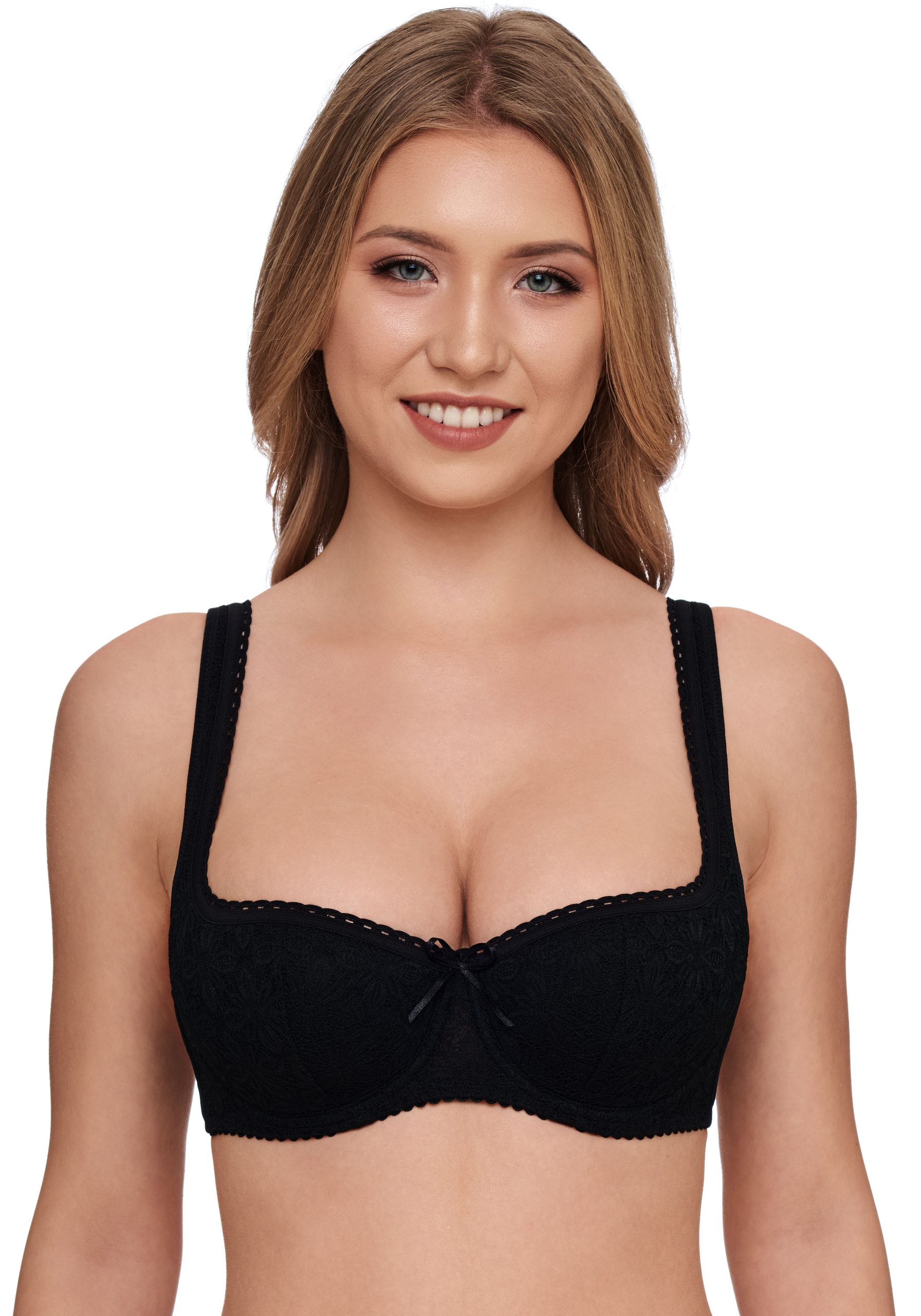Susa Dirndl-BH "Wiesn Zauber", Soft-Cups, Spitze, mit Bügel, Stäbchen in der Seitennaht