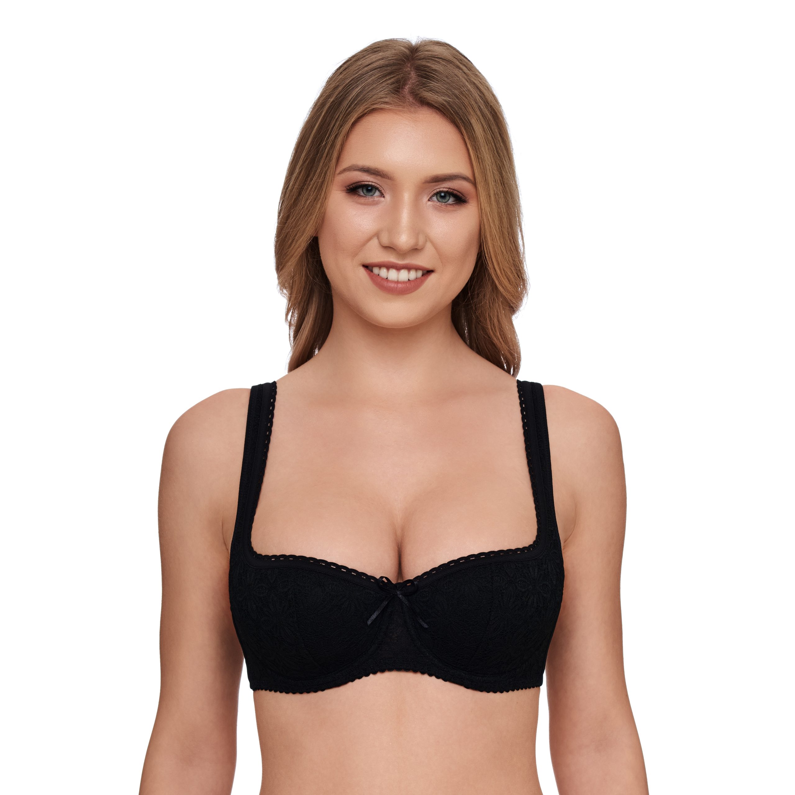 Susa Dirndl-BH "Wiesn Zauber", Soft-Cups, Spitze, mit Bügel, Stäbchen in der Seitennaht