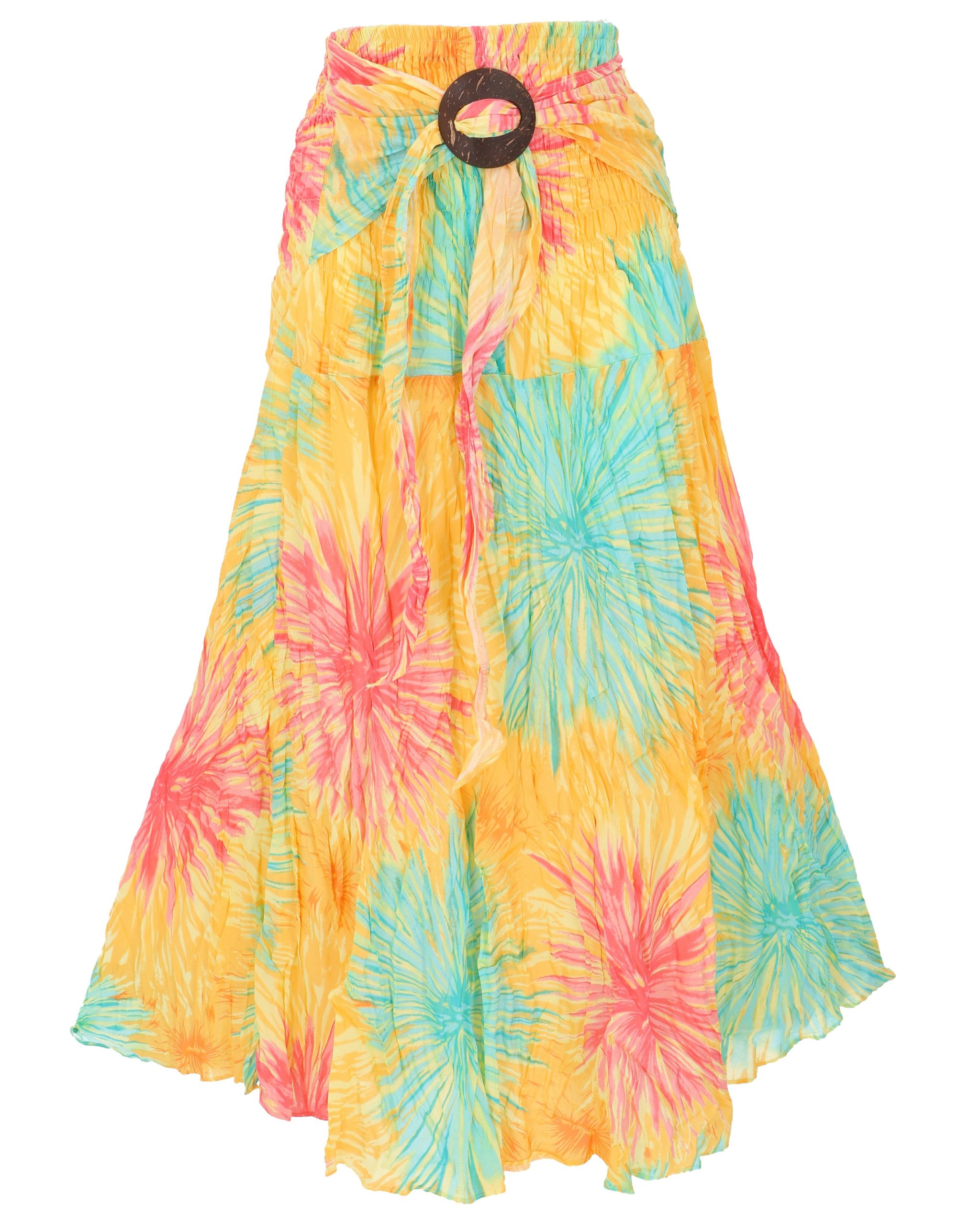 Guru-Shop Minirock Boho Sommerrock, Maxirock Hippie