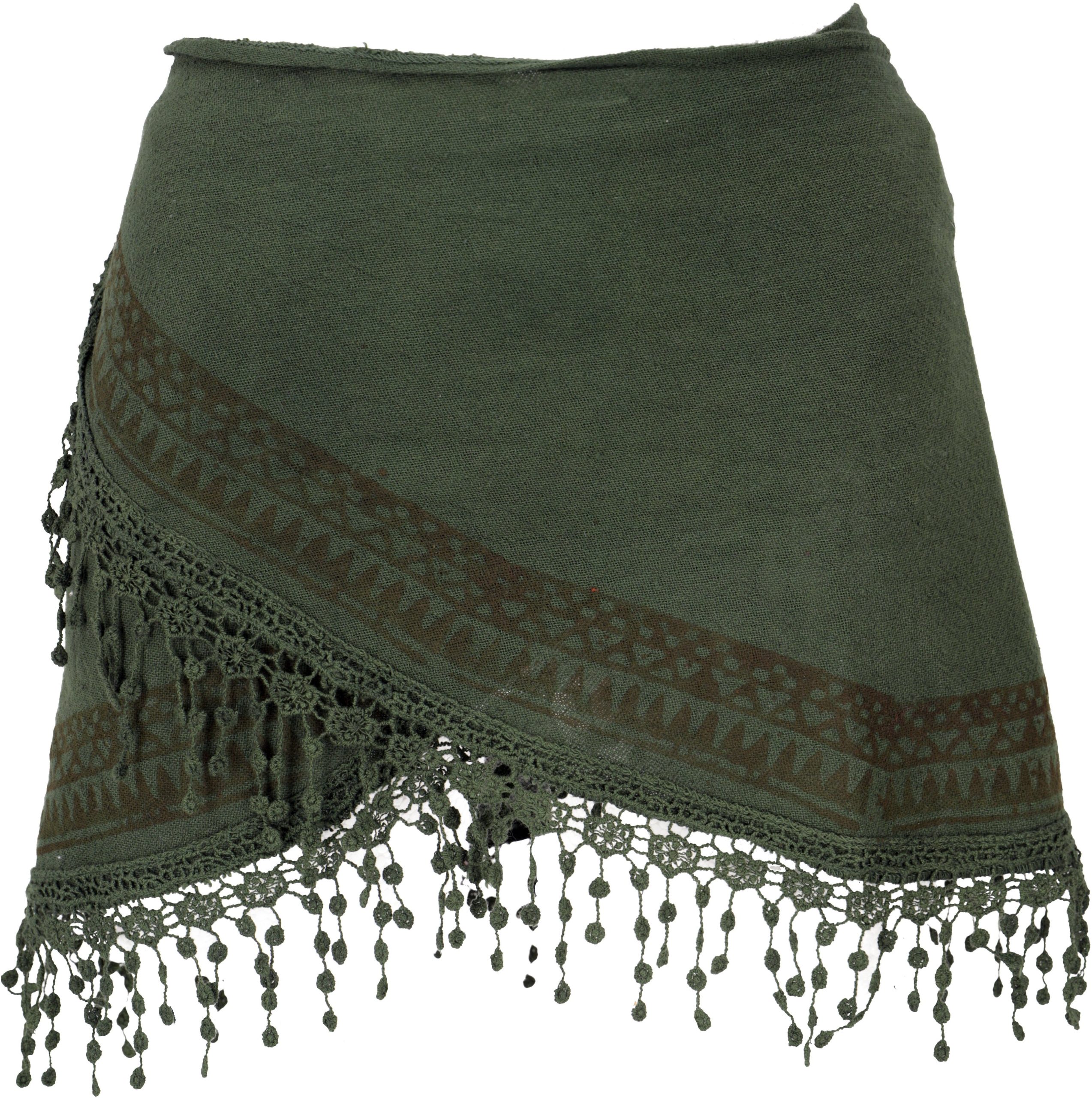 Guru-Shop Minirock Extravaganter Cacheur, superkurzer bedruckter..