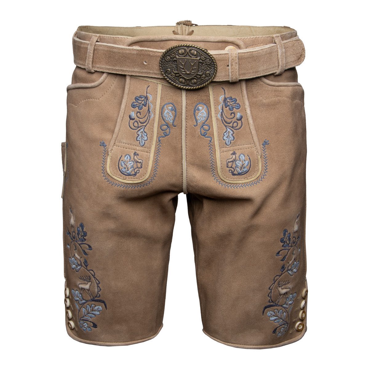 Krüger Trachtenlederhose Demian mit Gürtel Herren