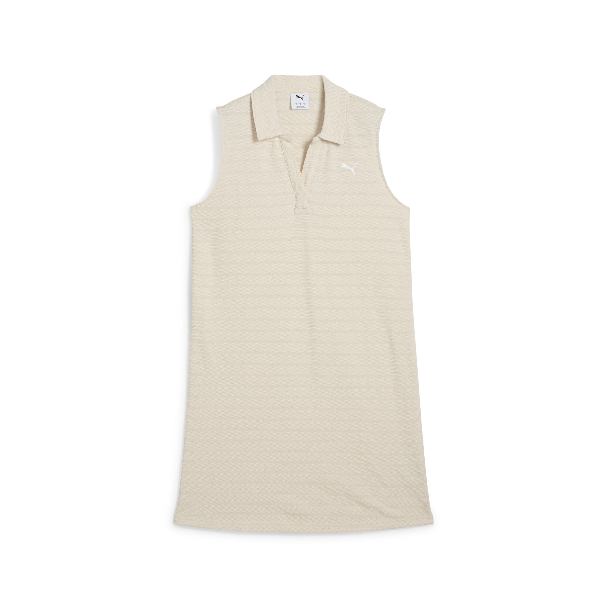 PUMA Sweatkleid "ESS ELEVATED Strukturiertes ärmelloses Relaxed Fit Kleid Damen"