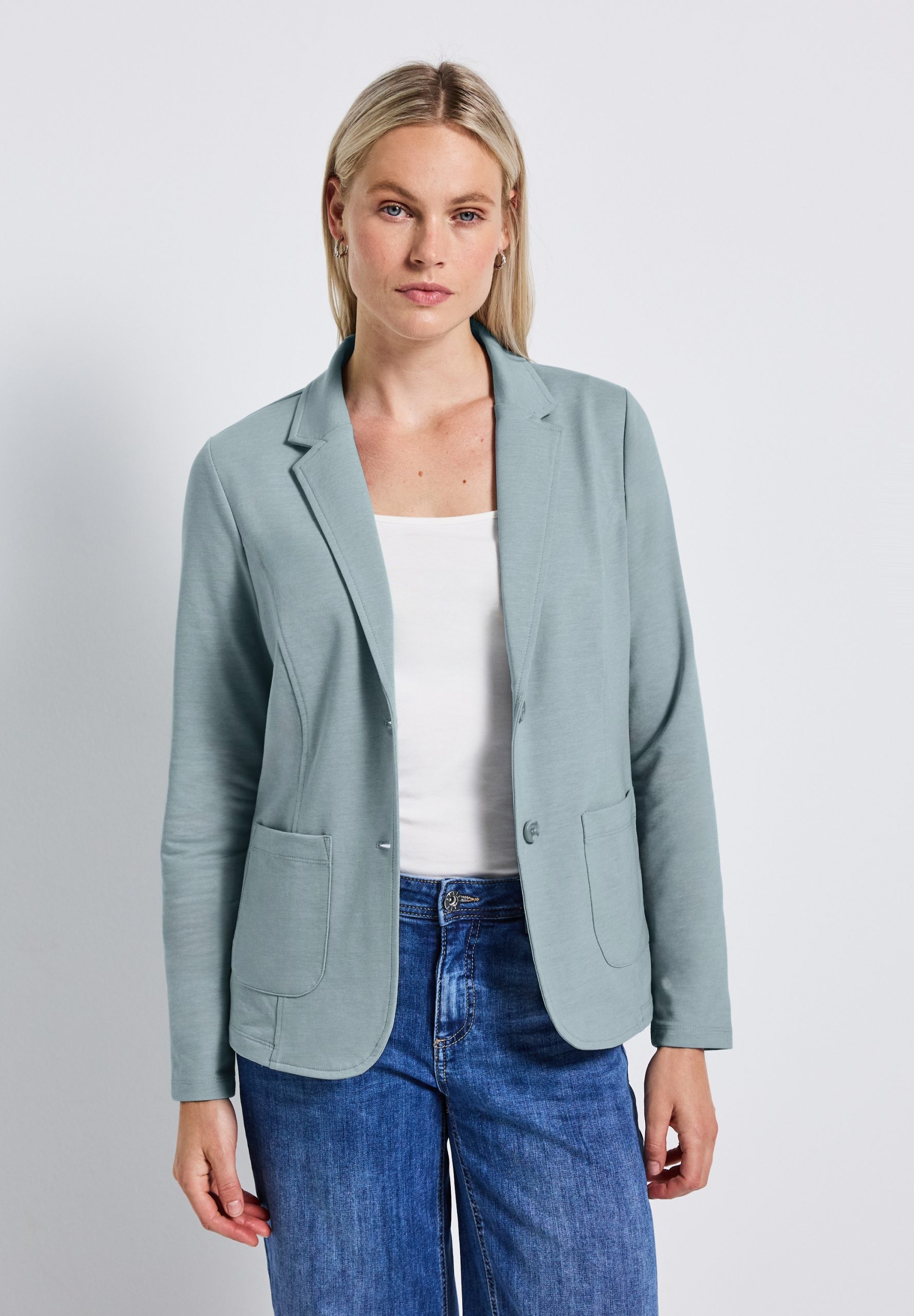 STREET ONE Kurzblazer, aus Baumwolle mit Stretchanteil