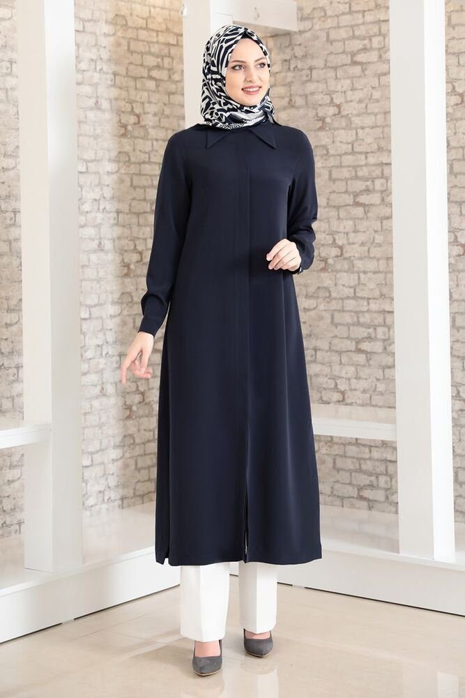 fashionshowcase Longtunika Langärmlige Damen Tunika Modest