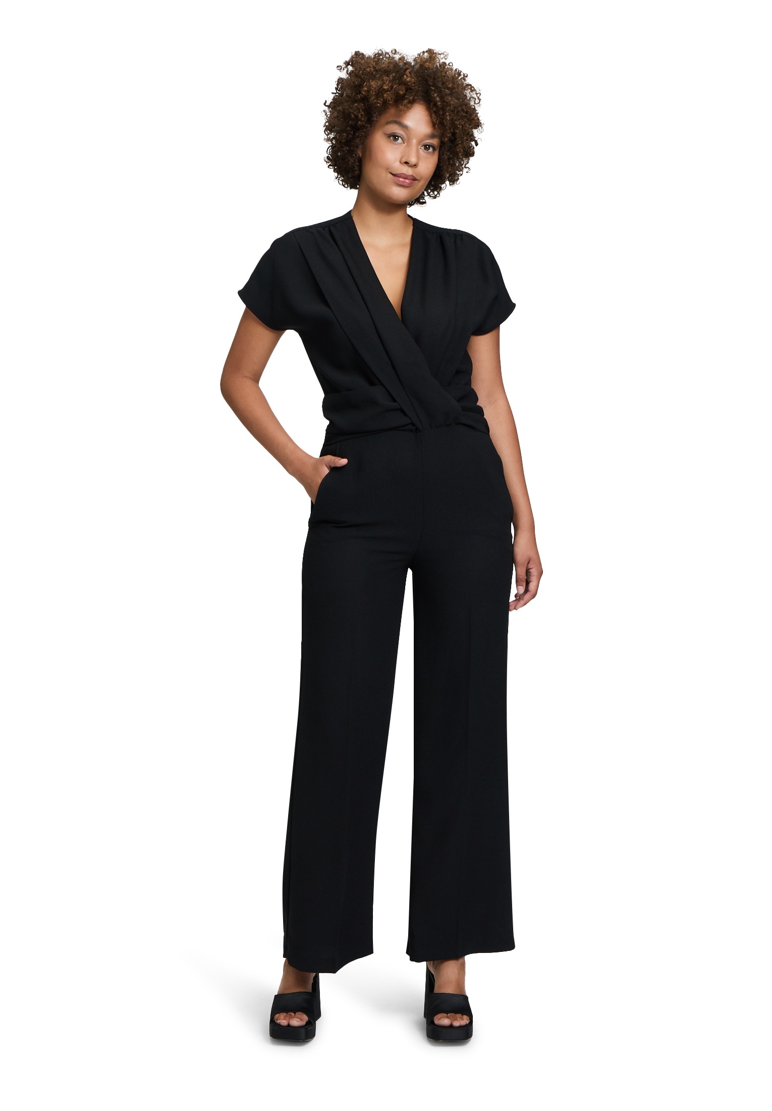 Cartoon Overall "Cartoon Damen Jumpsuit mit Raffung", (1 tlg.), Design