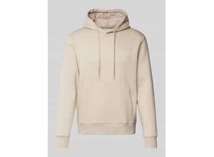 Hoodie mit Label-Print Modell 'ECORP'