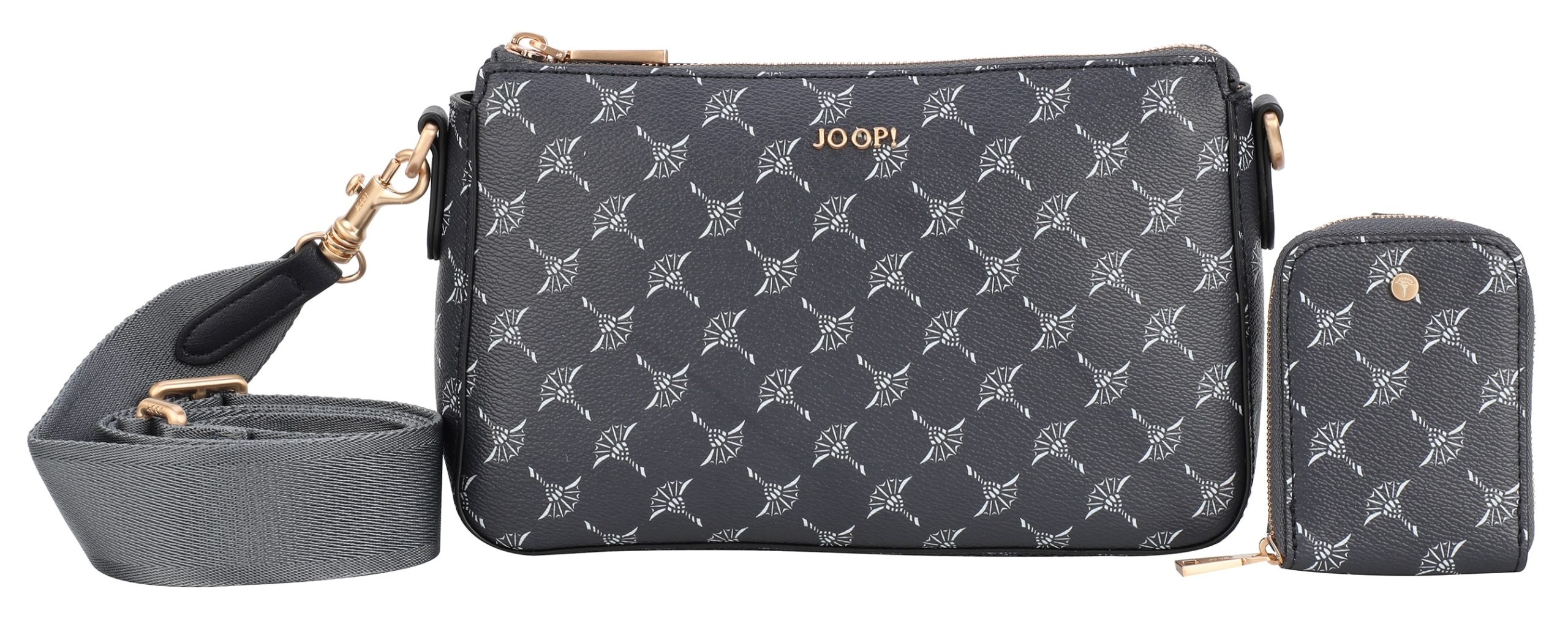 JOOP Umhängetasche "cortina 1.0 jasmina shoulderbag shz", Handtasche Damen Tasche Damen Schultertasche