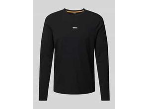 Longsleeve mit Label-Print Modell 'Chark'