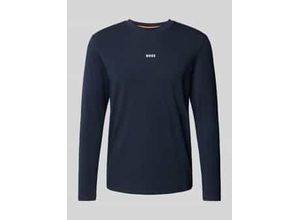 Longsleeve mit Label-Print Modell 'Chark'