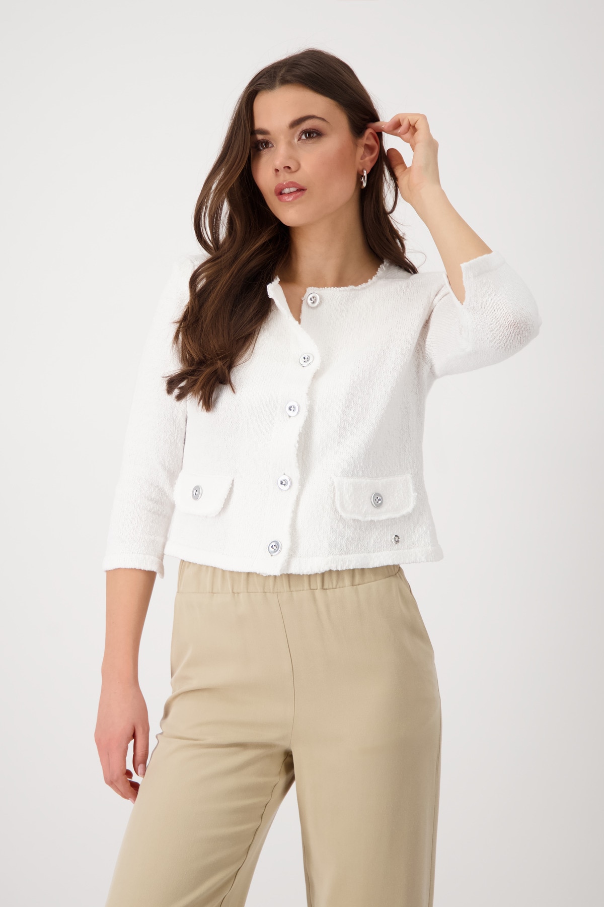Monari Strickjacke, mit Knöpfen