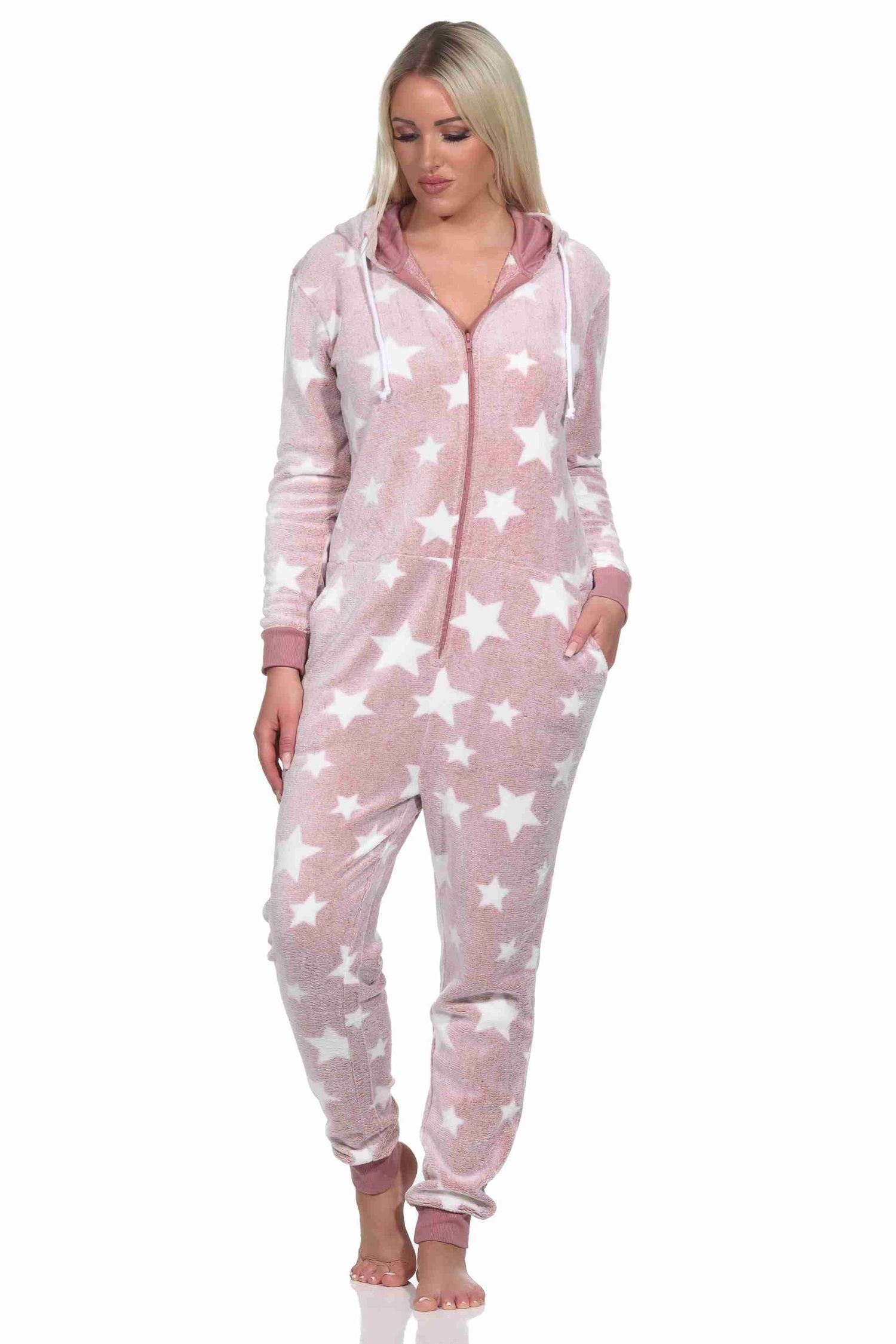 Normann Pyjama Damen Schlafanzug Jumpsuit Overall
