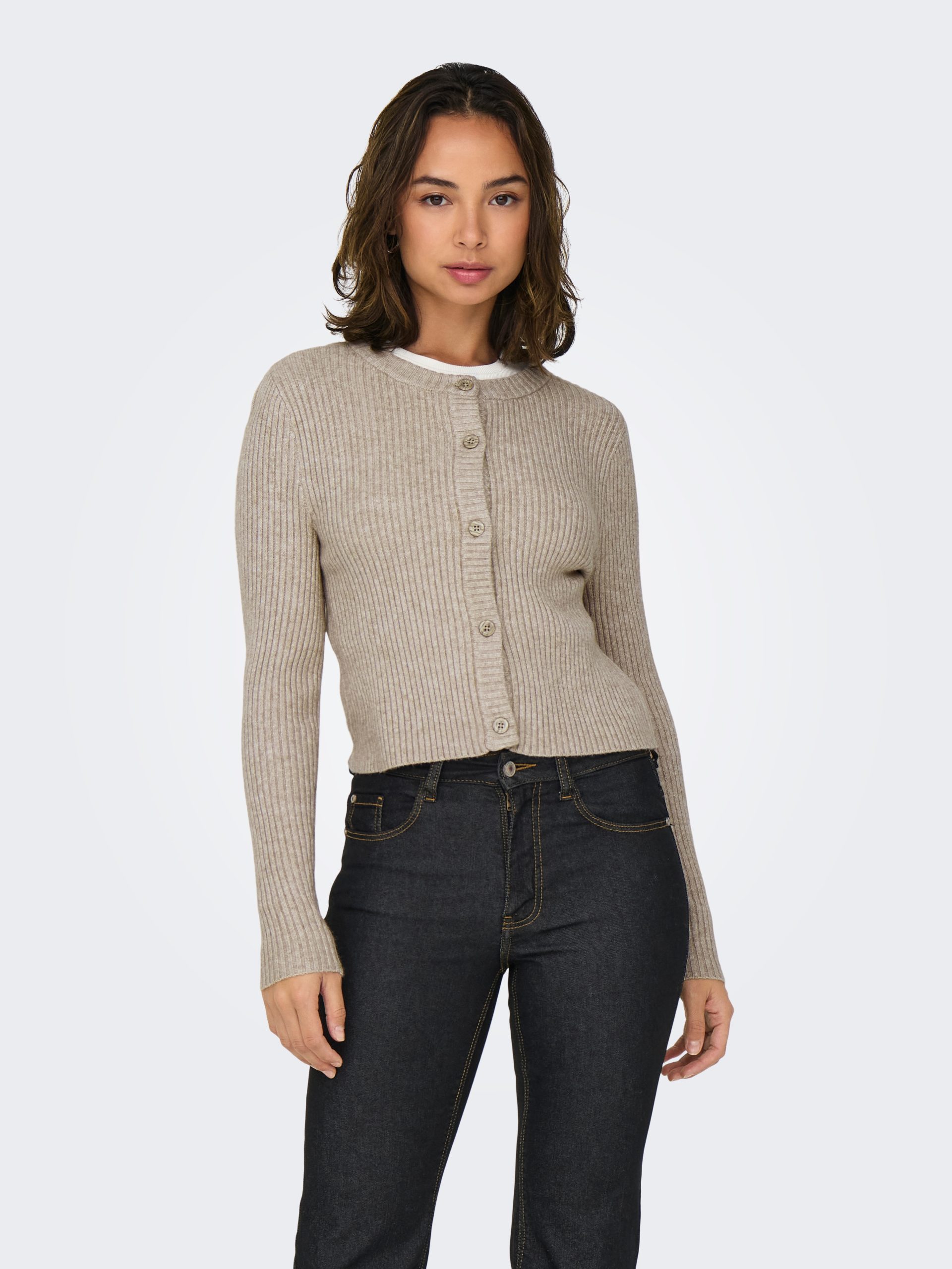 ONLY Strickjacke "ONLKATIA LS BUTTON CARDIGAN NCA KNT"