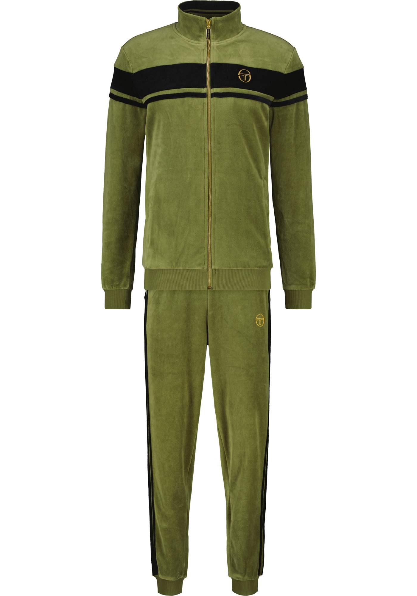 Sergio Tacchini Trainingsanzug "DAMARINDO VELOUR TS Herren", Trainingsanzug Herren, Tracksuit, Velour, Outdoor, Jogging, Streetwear