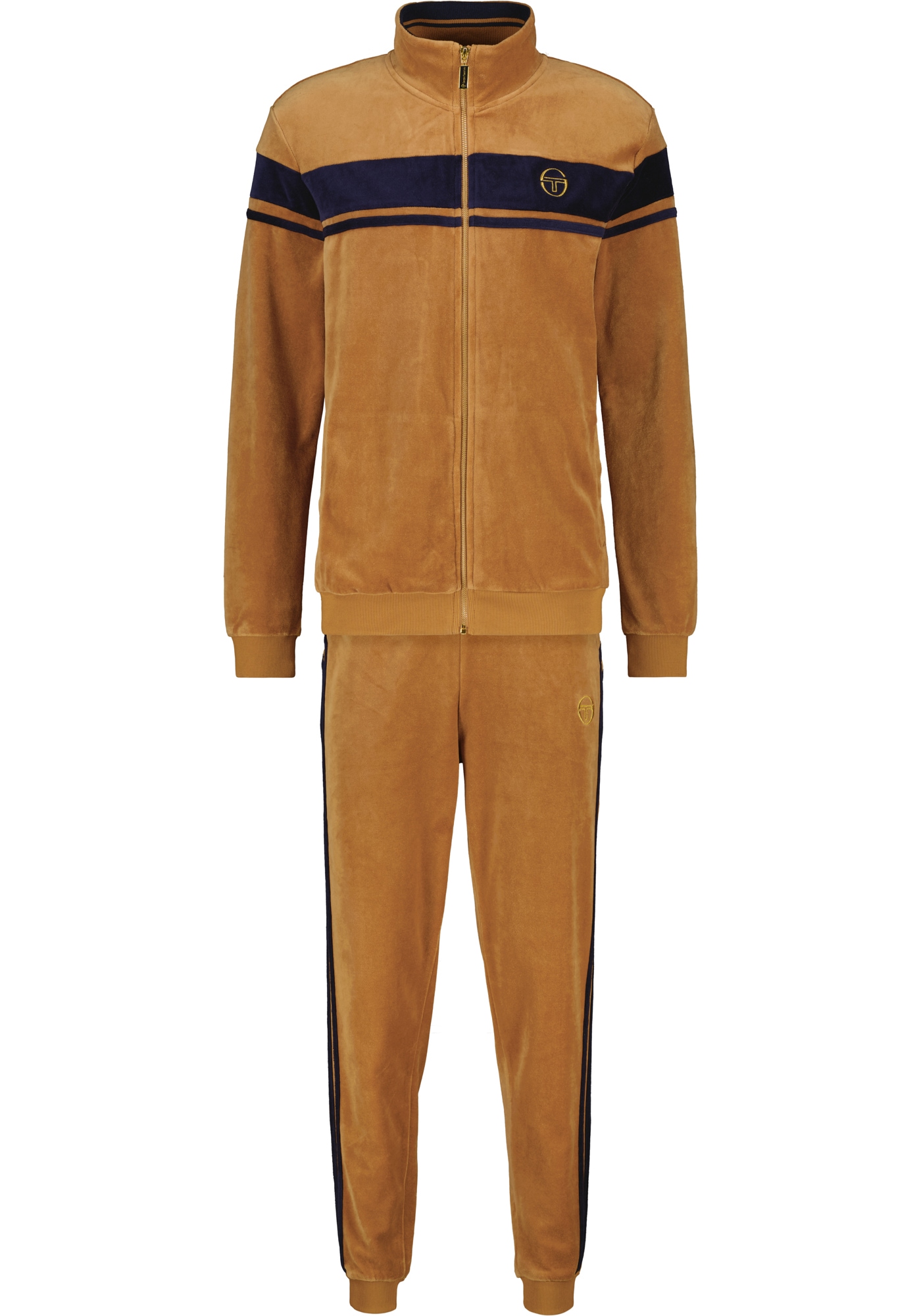 Sergio Tacchini Trainingsanzug "DAMARINDO VELOUR TS Herren", Trainingsanzug Herren, Tracksuit, Velour, Outdoor, Jogging, Streetwear