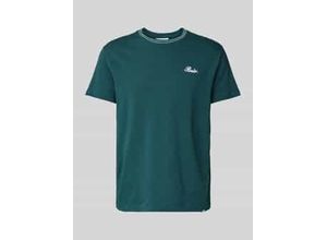 T-Shirt mit Label-Stitching Modell 'Tape'