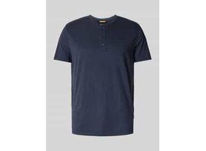 T-Shirt mit Serafino-Ausschnitt
