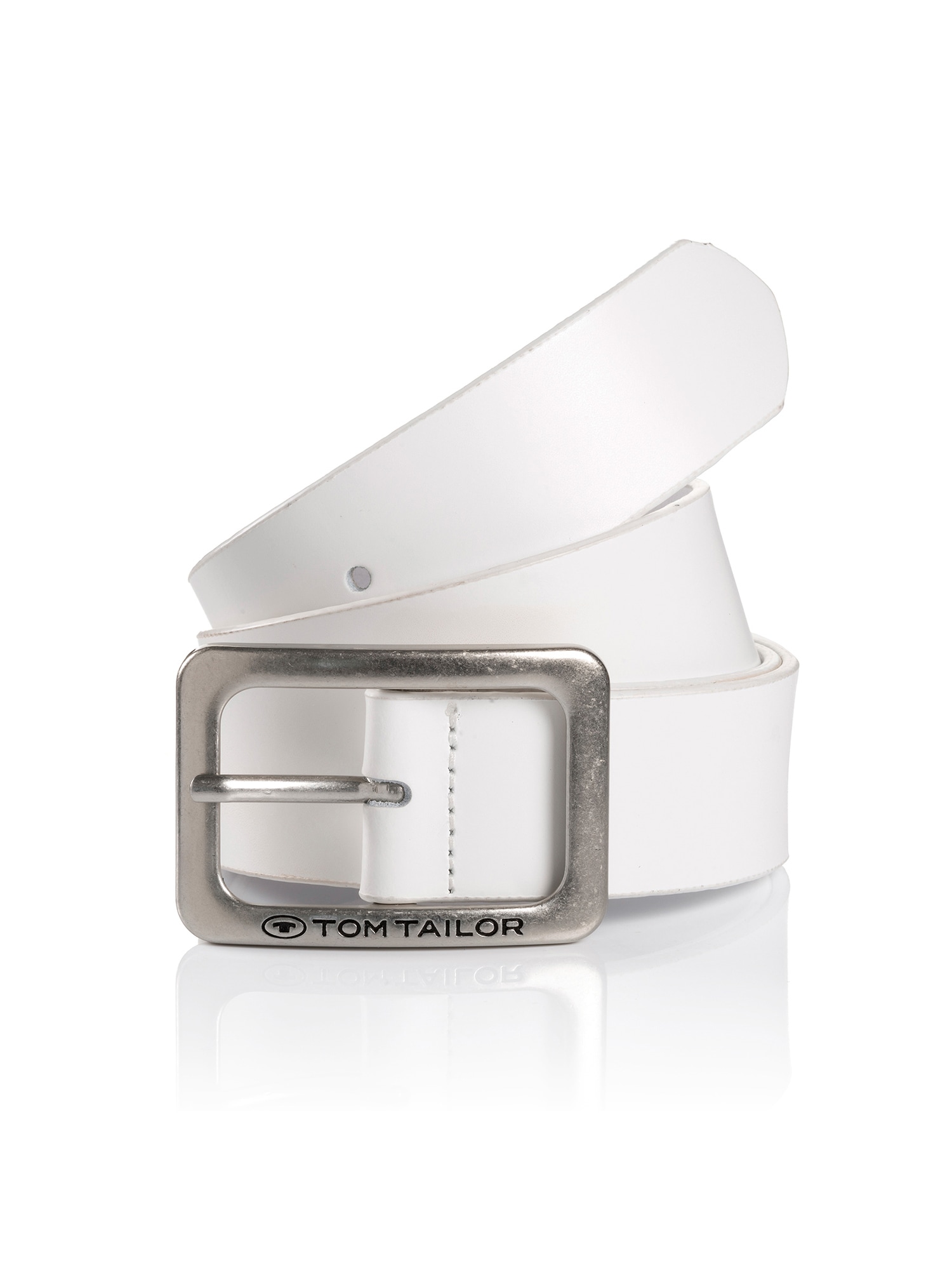 TOM TAILOR Ledergürtel "TTEVE", 4 cm breiter Damen Ledergürtel, kalssiches Must-Have