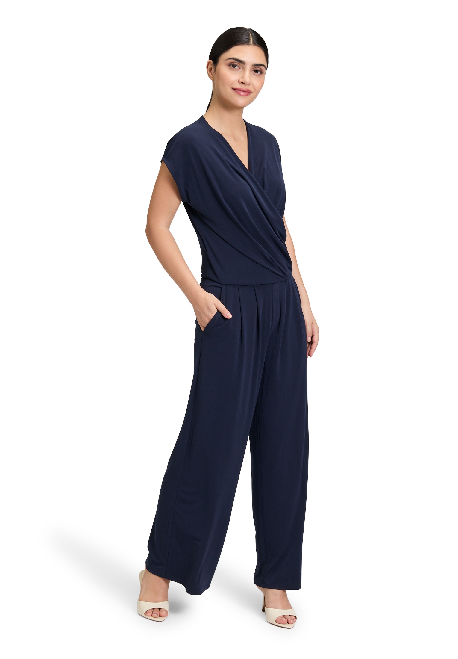 Vera Mont Overall "Vera Mont Damen Jumpsuit in 7/8 Länge", (1 tlg.), Muster