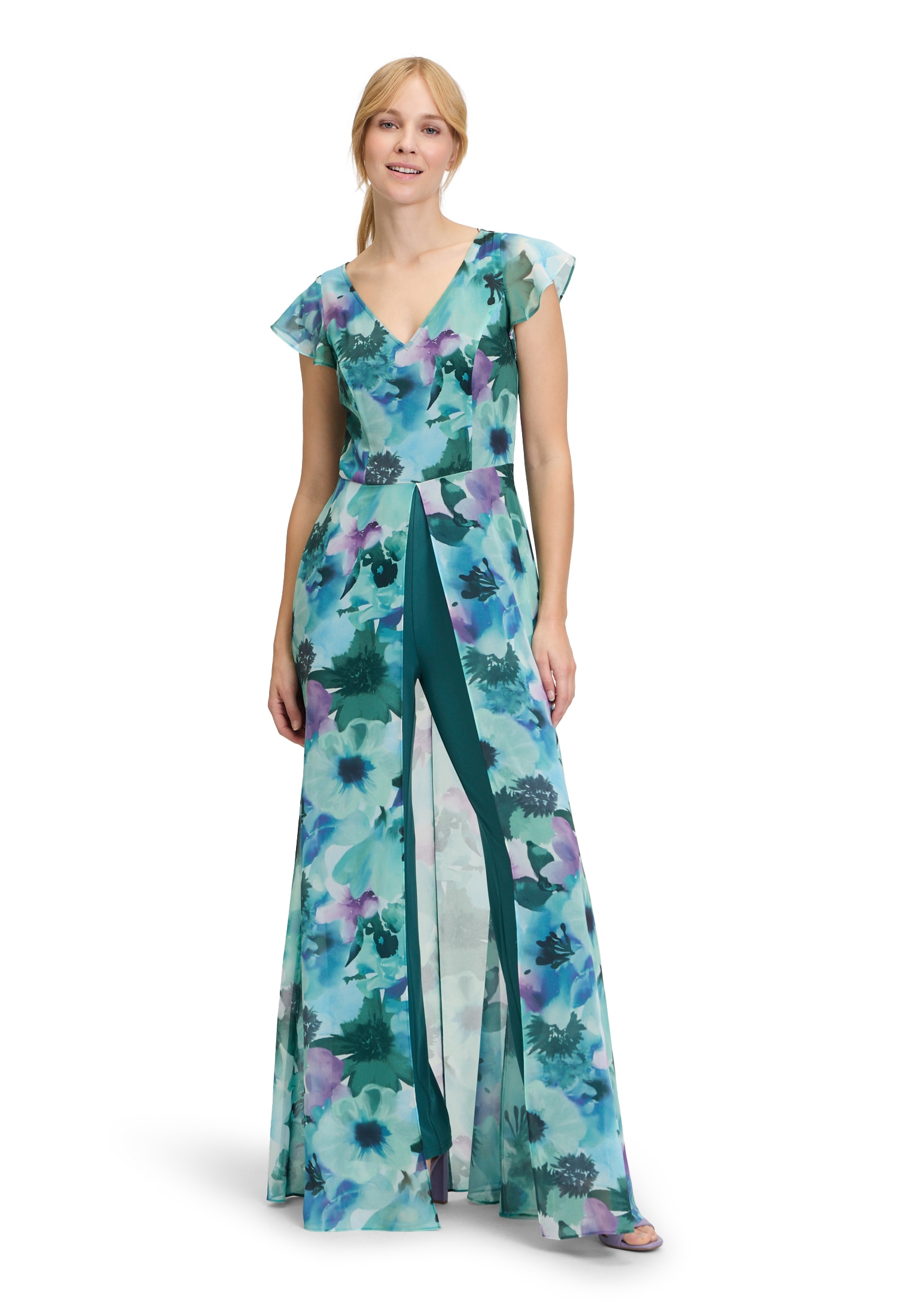 Vera Mont Overall "Vera Mont Damen Jumpsuit kurzarm", (1 tlg.), Druck