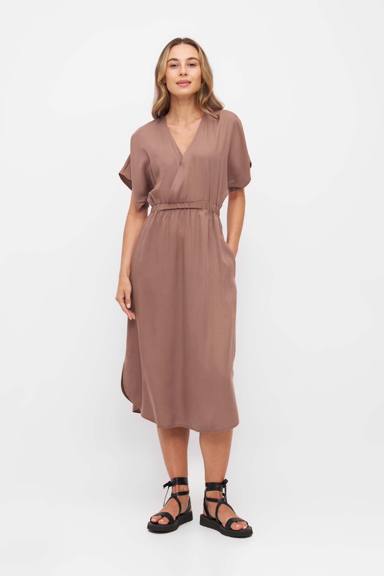 Widda Damen vegan Kleid Joan Mauve