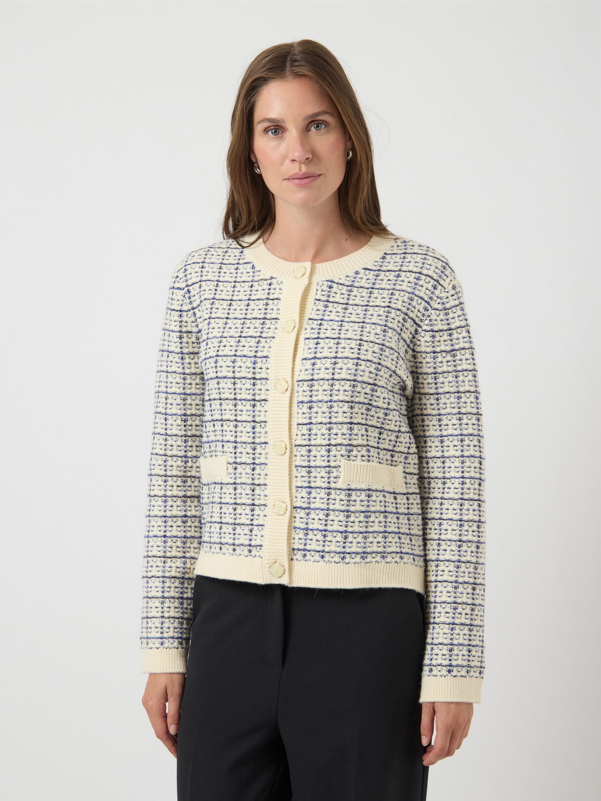 Y.A.S Strickjacke "YASLIVIA LS SHORT KNIT CARDIGAN S. NOOS"