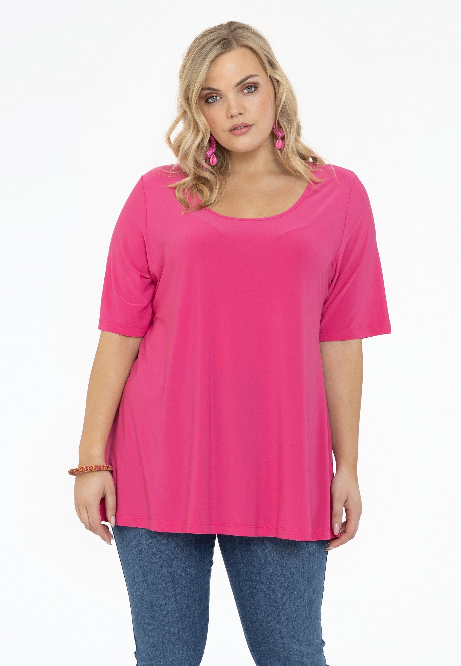 YOEK Tunika Damen T-Shirt Große Größen