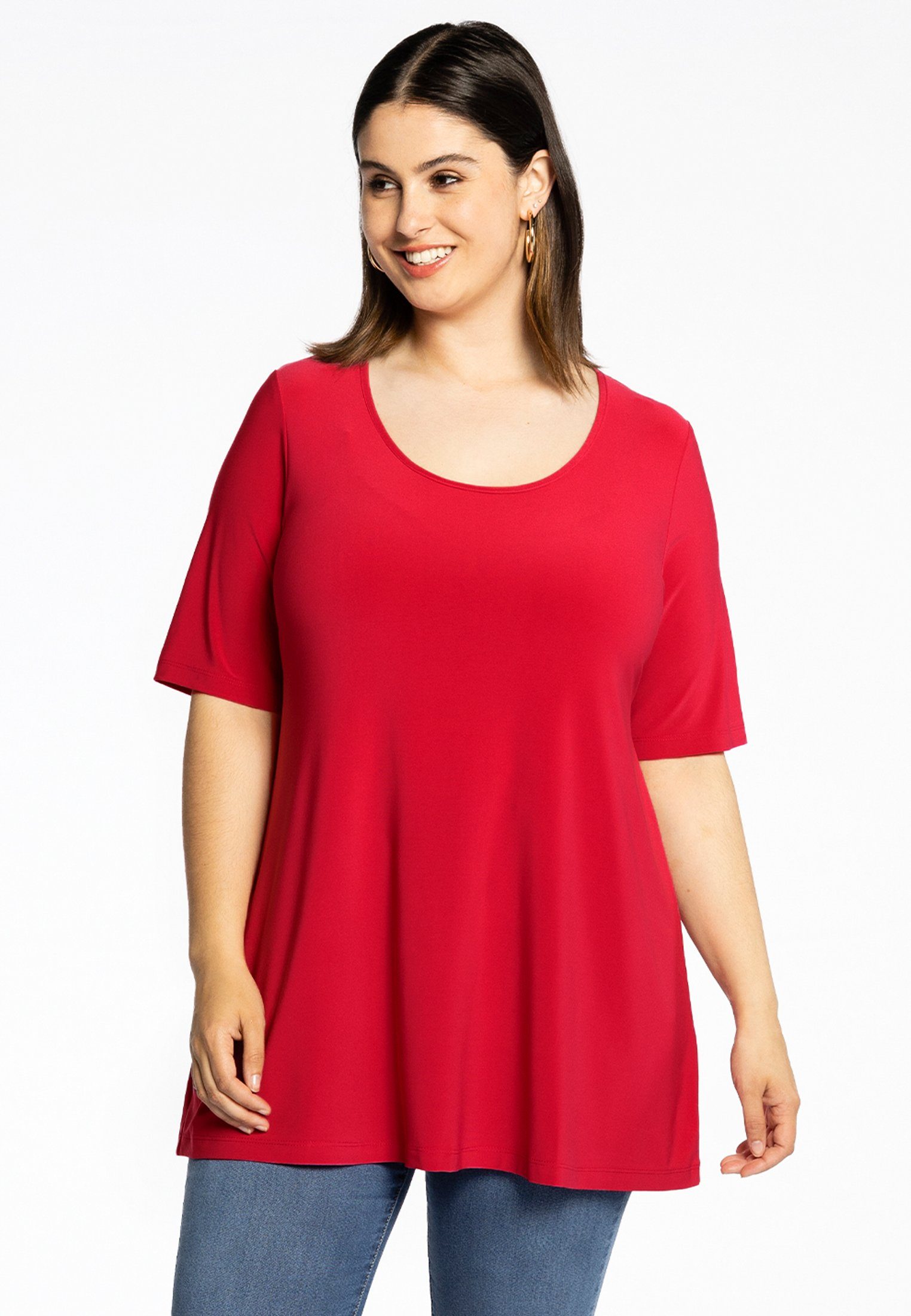 YOEK Tunika Damen T-Shirt Große Größen