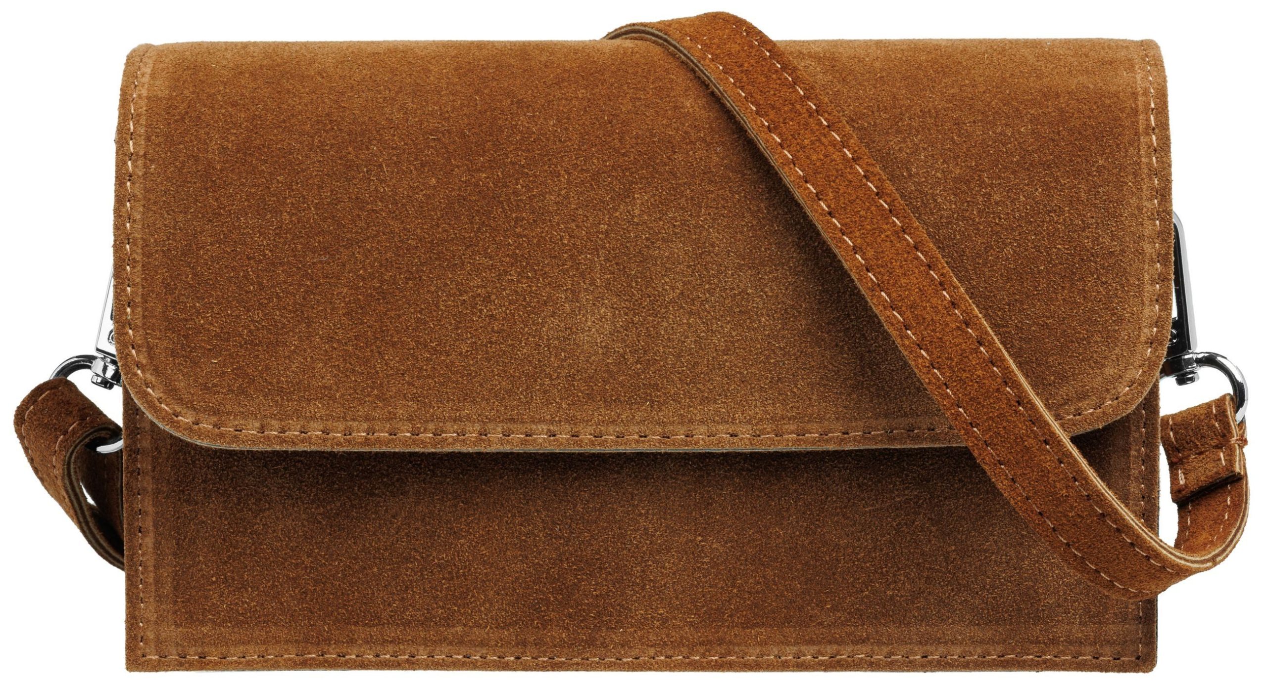 Caspar Umhängetasche Wildleder Dirndltasche Damen Handtasche