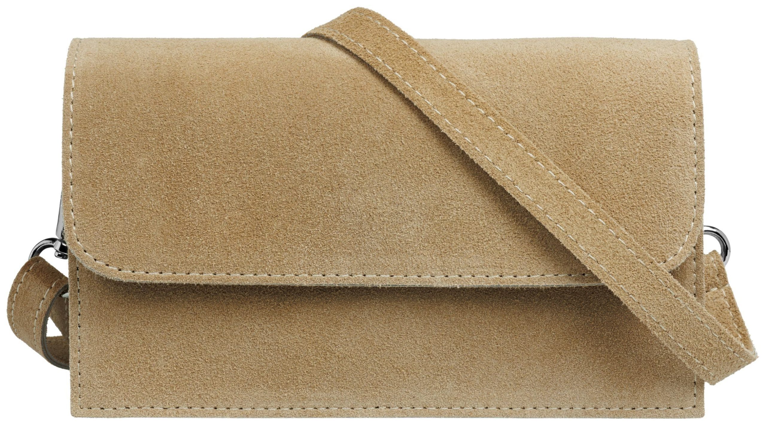 Caspar Umhängetasche Wildleder Dirndltasche Damen Handtasche