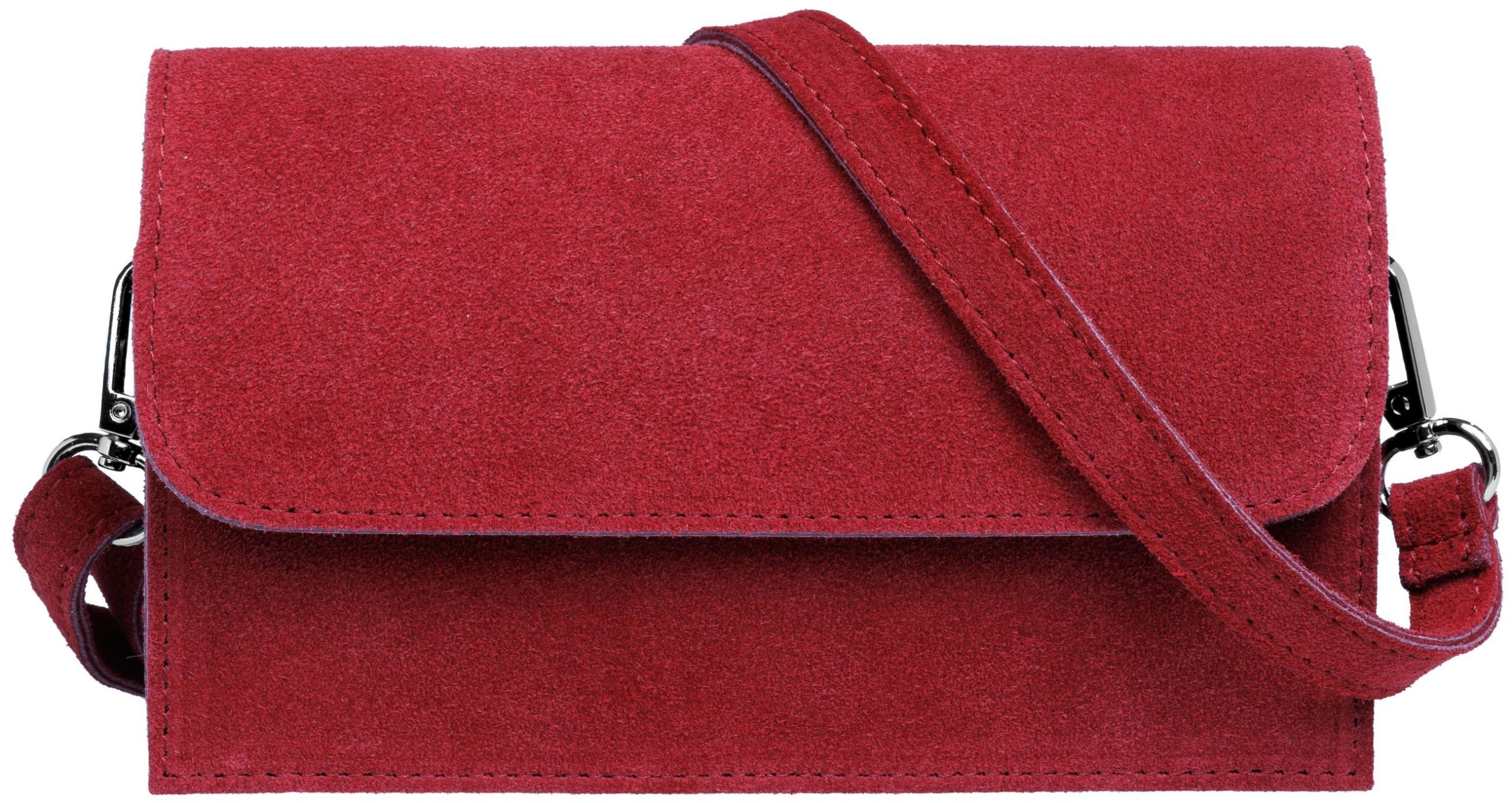 Caspar Umhängetasche Wildleder Dirndltasche Damen Handtasche