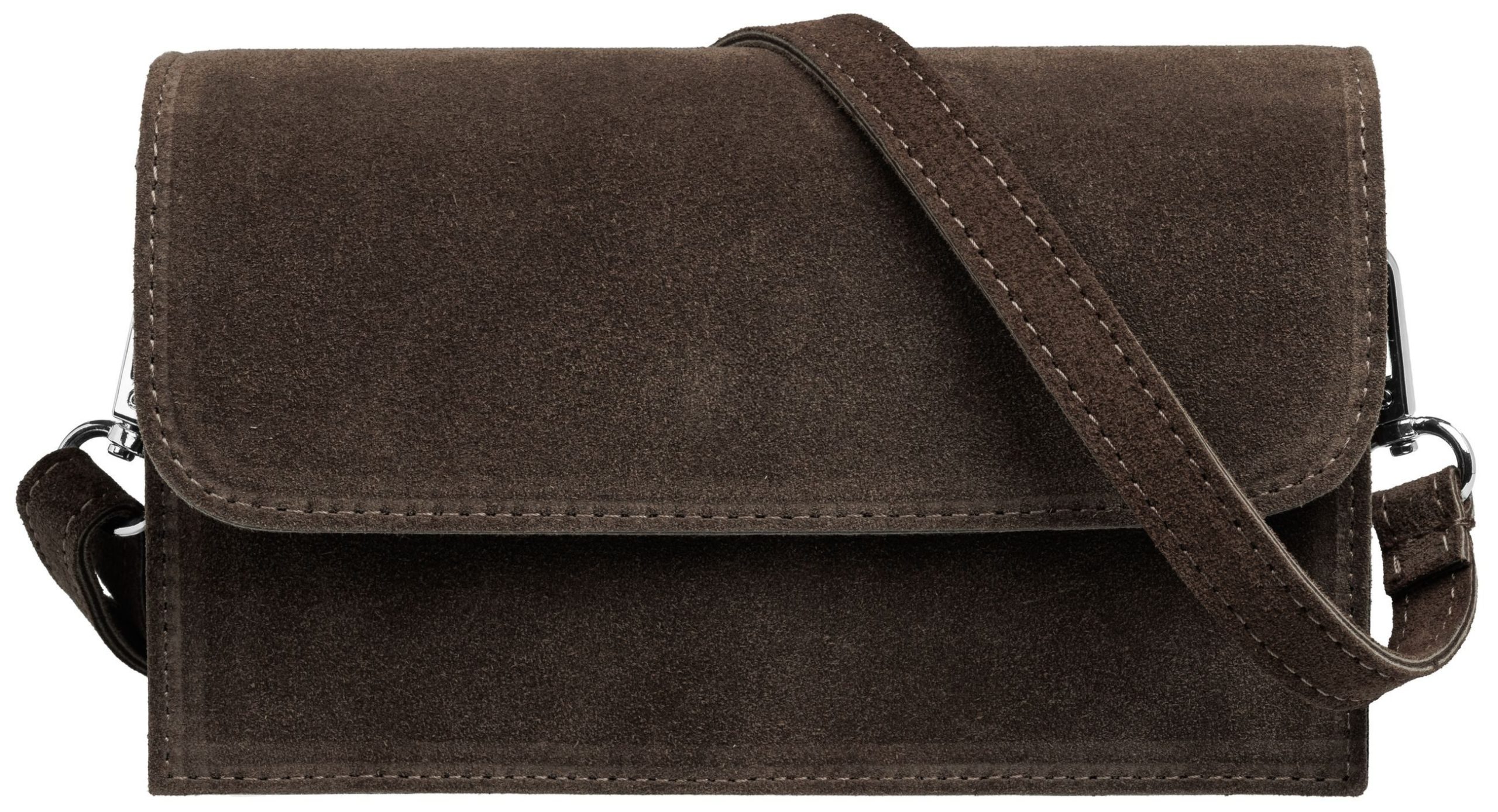 Caspar Umhängetasche Wildleder Dirndltasche Damen Handtasche