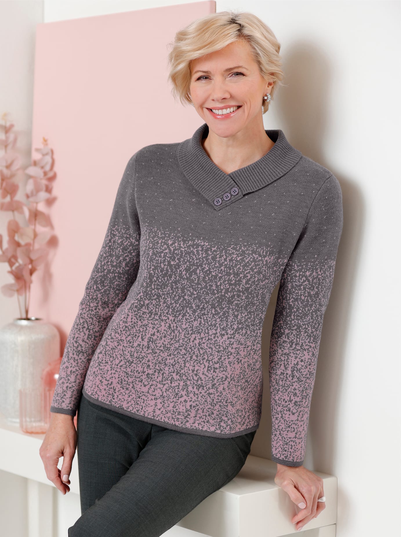 Classic V-Ausschnitt-Pullover "Pullover"