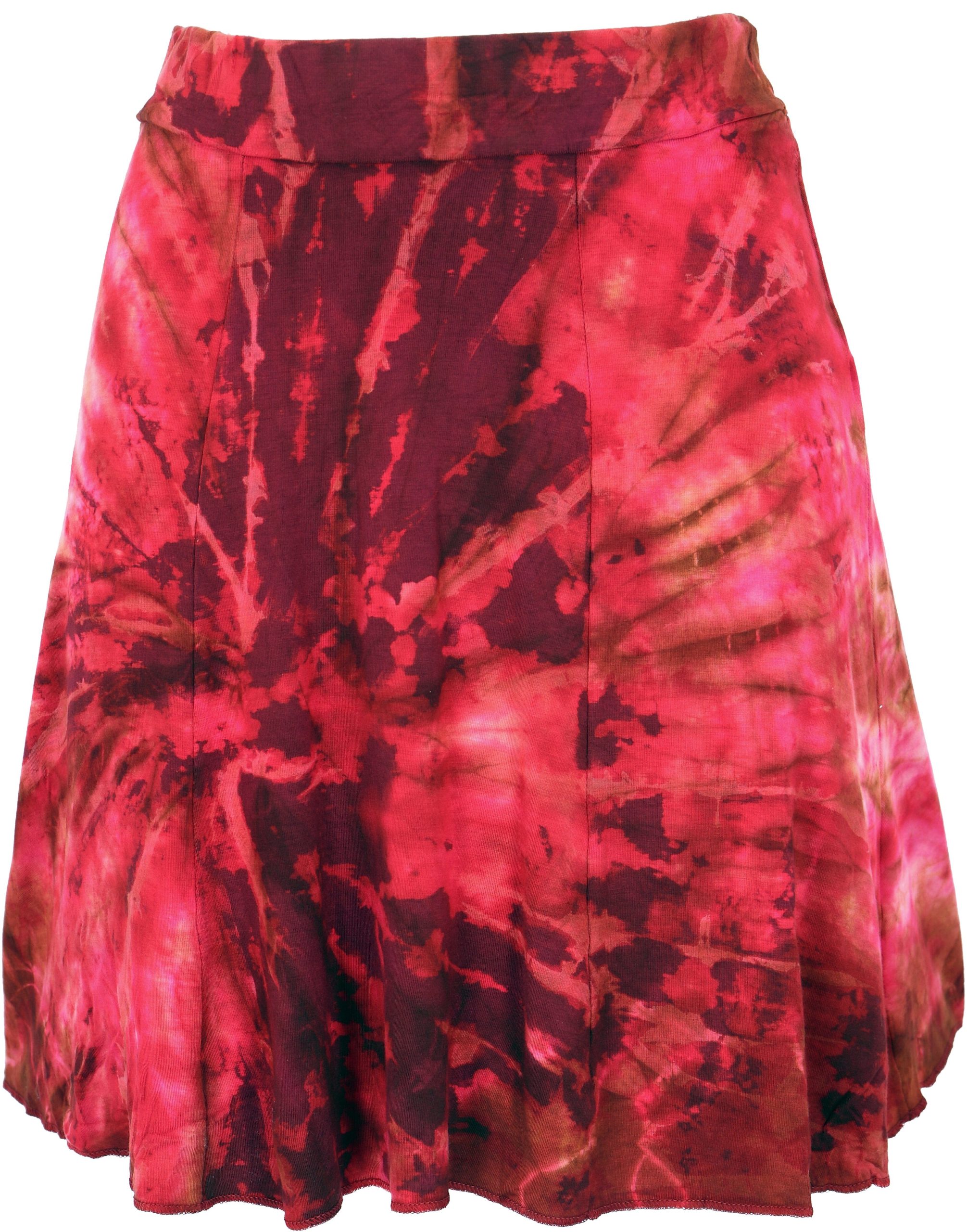 Guru-Shop Minirock Batik Hippie Minirock, Boho
