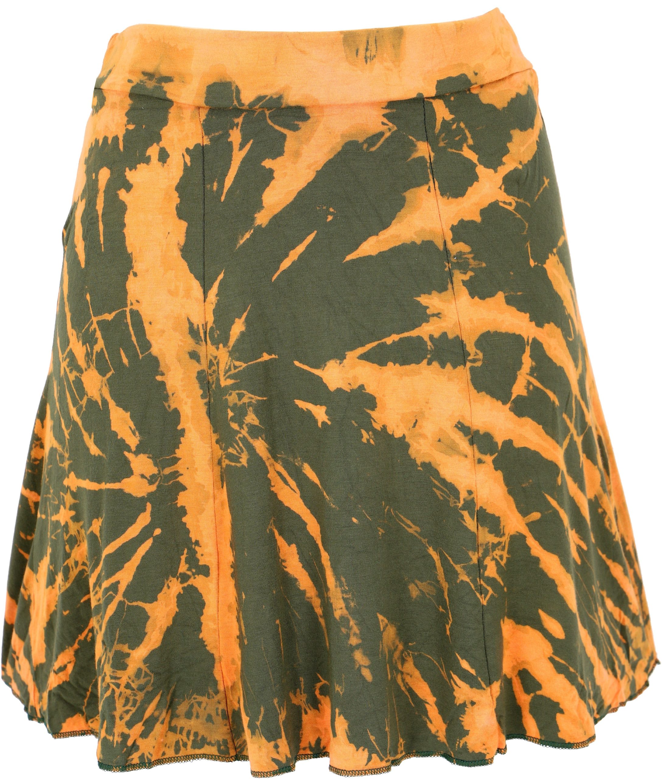 Guru-Shop Minirock Batik Hippie Minirock, Boho