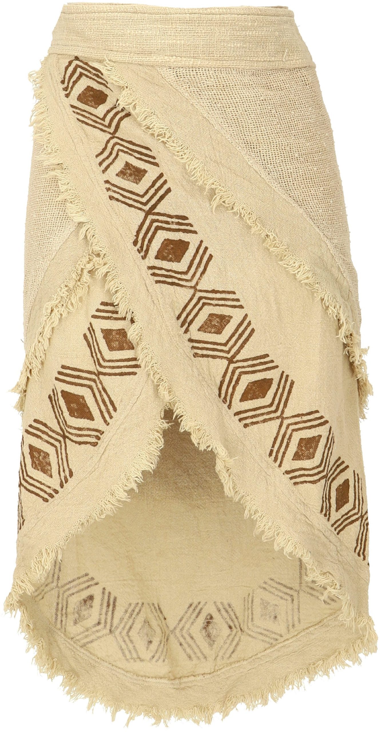 Guru-Shop Minirock Goa Wickelrock, Tribal Lagenlook